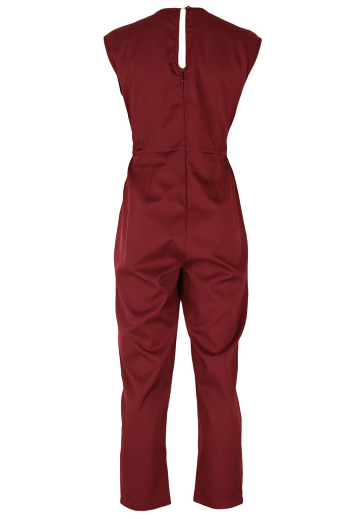 Pantaloni Girls on Film Gina Dark Red - kurtmann