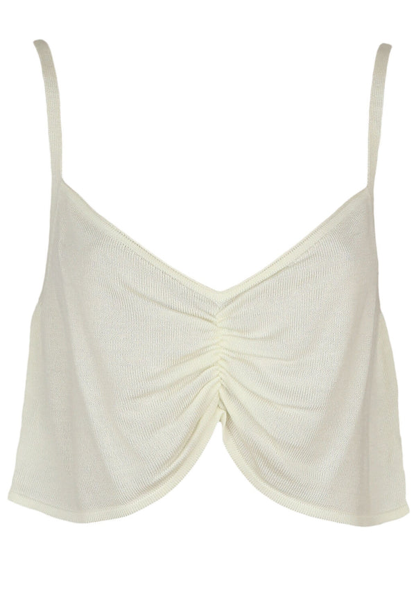 Top Nasty Gal Serena Light Beige - kurtmann