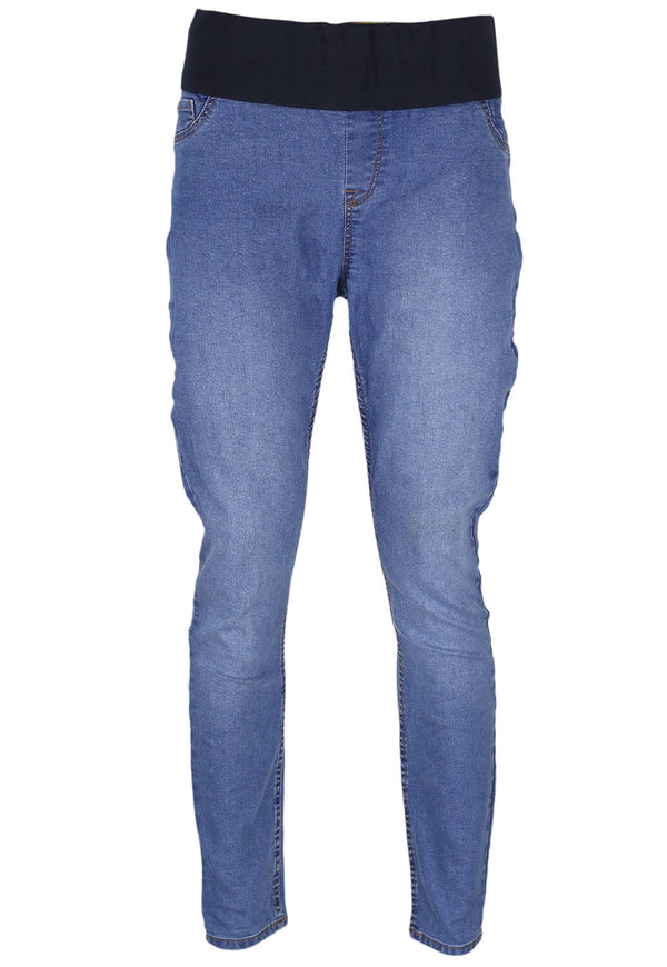 Pantaloni New Look Mama Blue - kurtmann