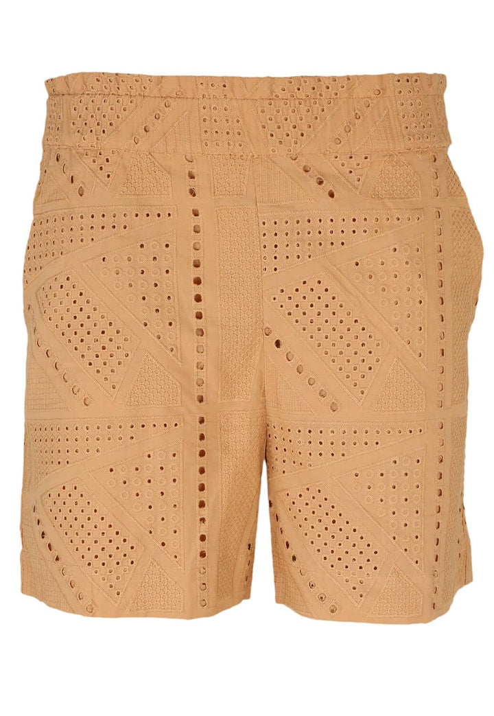 Pantaloni Scurti YAS Isabel Beige - kurtmann