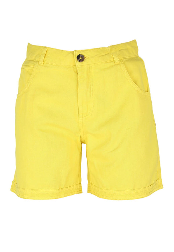 Pantaloni Noisy May Naomi Yellow - kurtmann