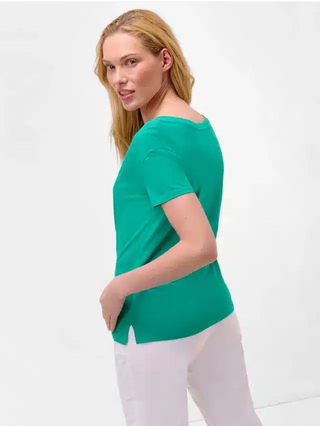 Tricou Orsay Green V-neck - kurtmann