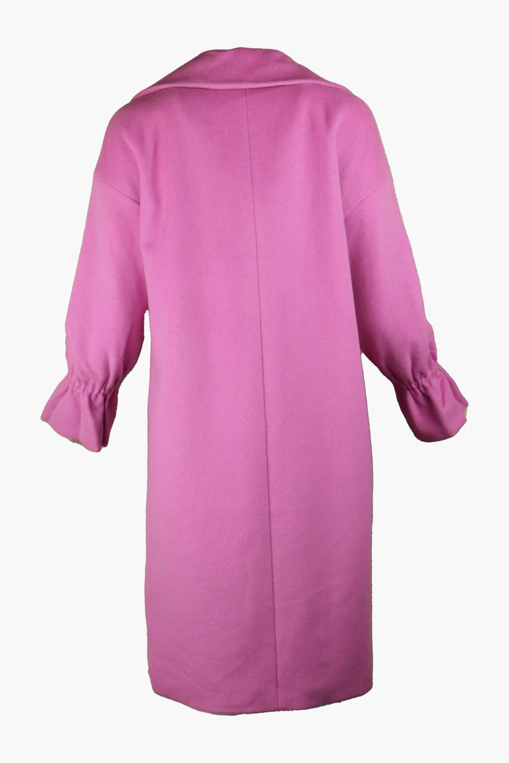 Palton Vero Moda Wool Pink - kurtmann