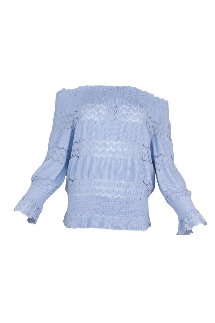 Bluza Vero Moda Nimo Soft Blue - kurtmann