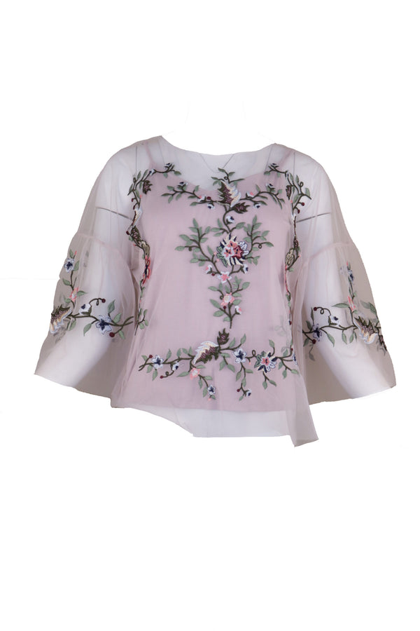 Bluza Vero Moda Merida Pale Ling Flower - kurtmann