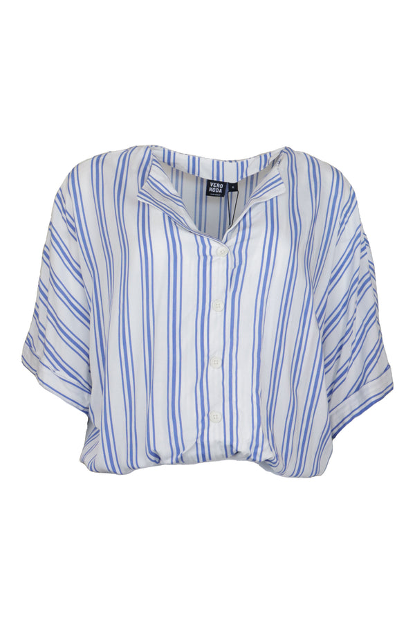 Top Vero Moda Carol Stripes Blue - kurtmann