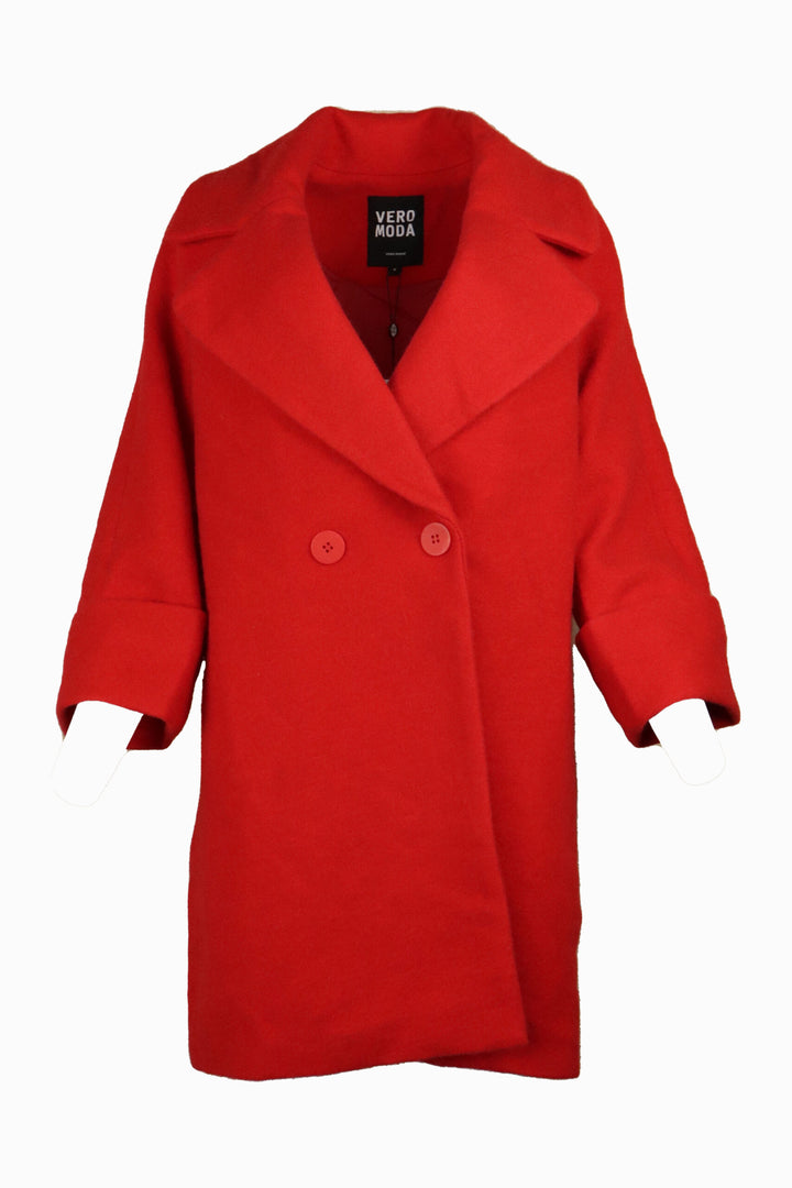 Palton Vero Moda Celia Flash Red - kurtmann