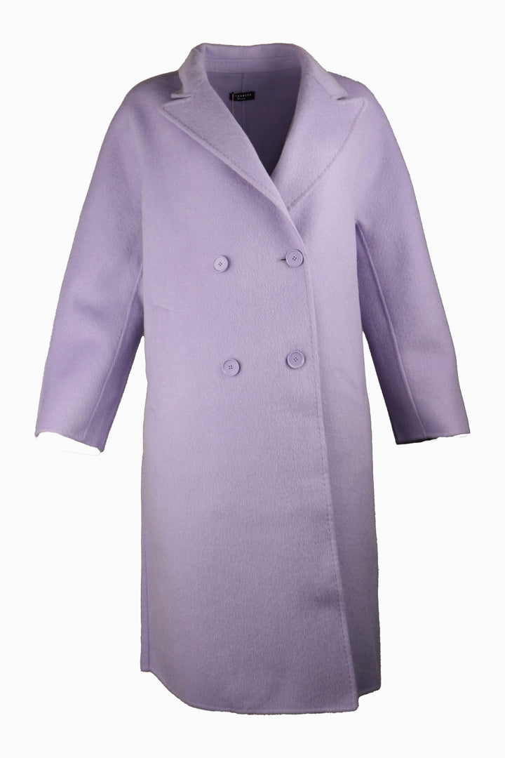 Palton Vero Moda Wool Choice Lavender - kurtmann