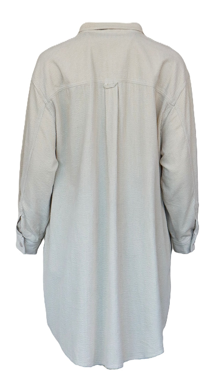 Rochie Only Tip Camasa Oversized Denim Beige - kurtmann