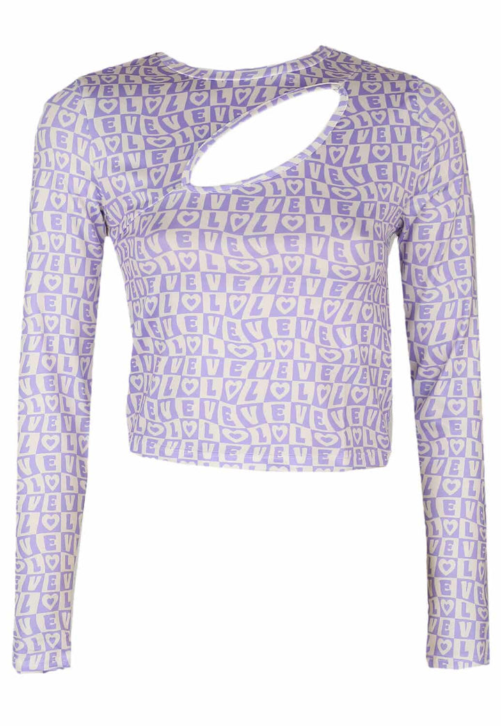 Bluza Jennyfer Nicole Light Purple - kurtmann