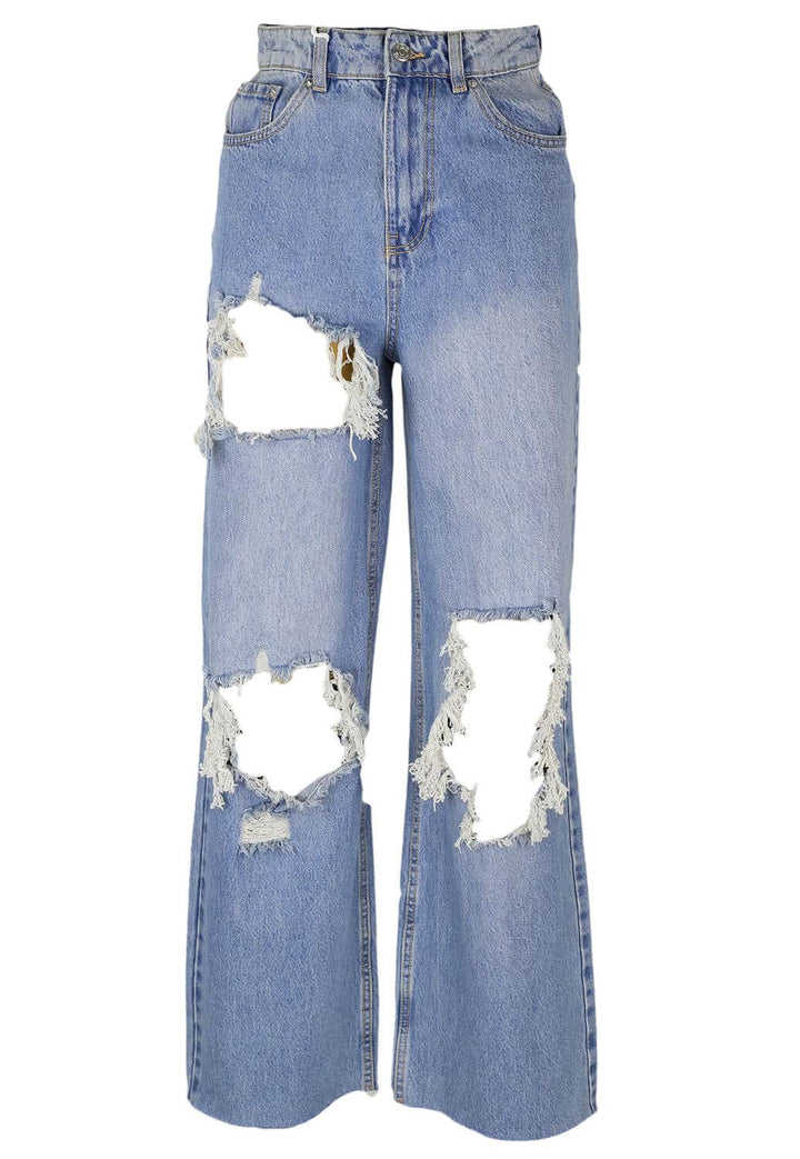 Pantaloni Jennyfer Georgia Light Blue - kurtmann