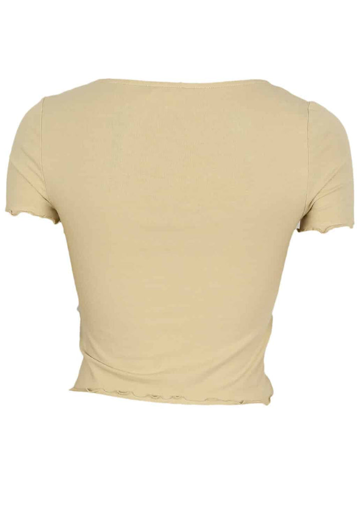 Top Jennyfer Natalie Light Beige - kurtmann