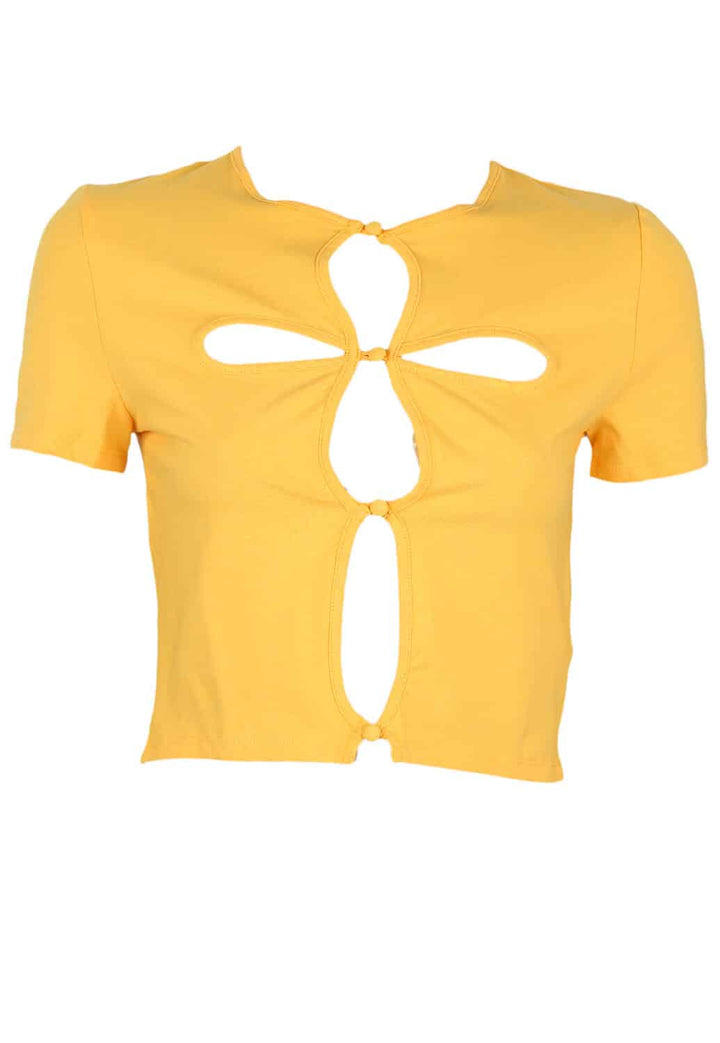 Tricou Jennyfer Rachel Yellow - kurtmann