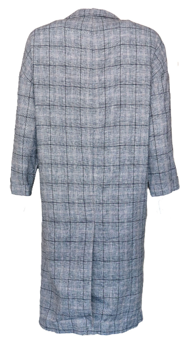 Sacou Only Oversize Checkered Grey - kurtmann