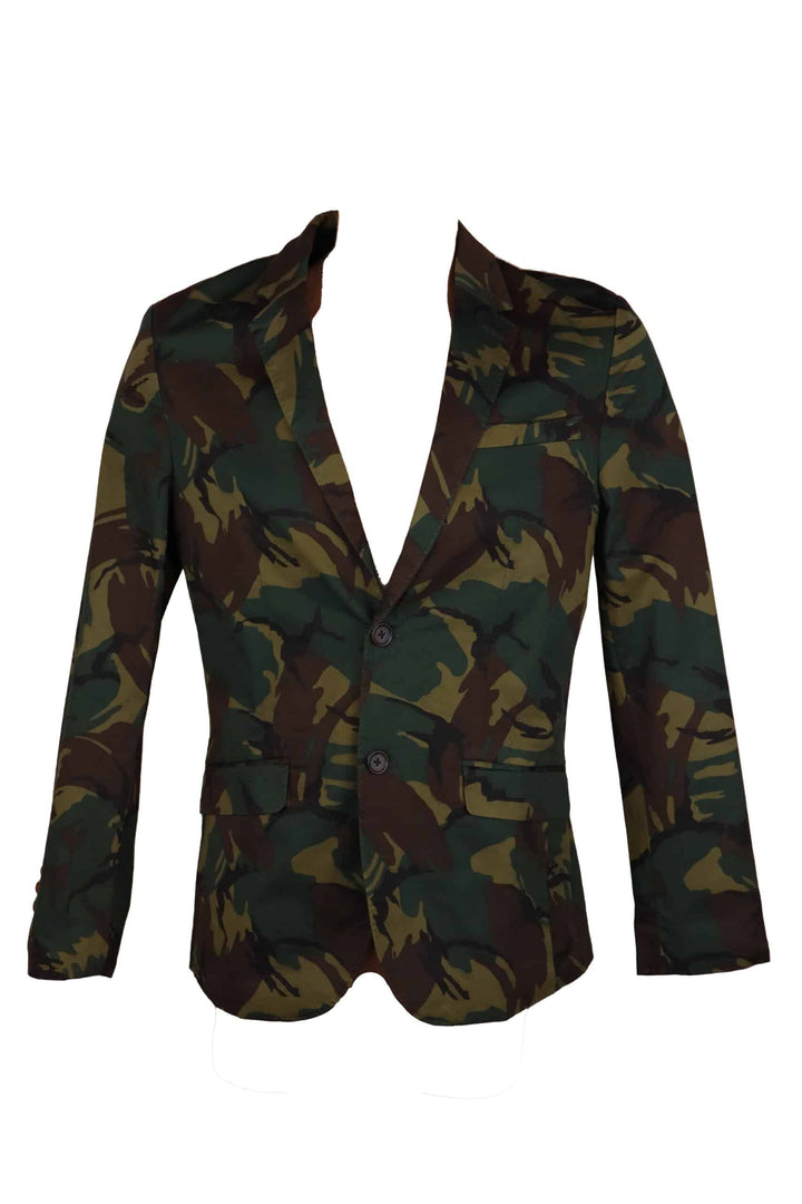 Sacou Selected June Camo Green - kurtmann