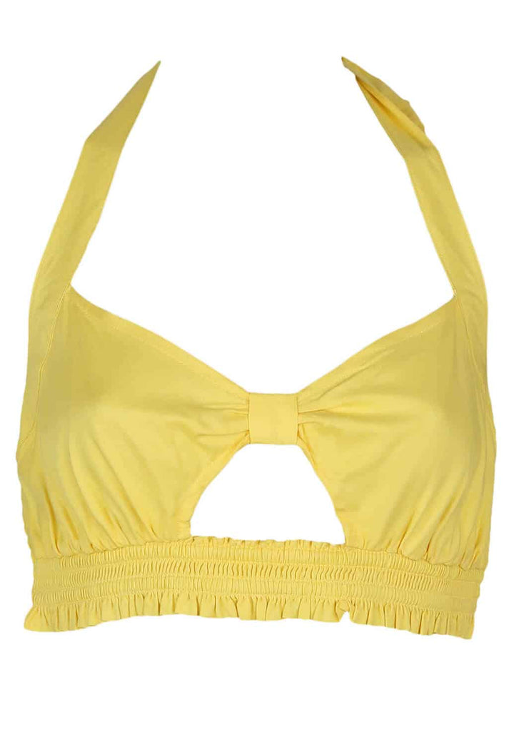 Top River Island Rita Yellow - kurtmann