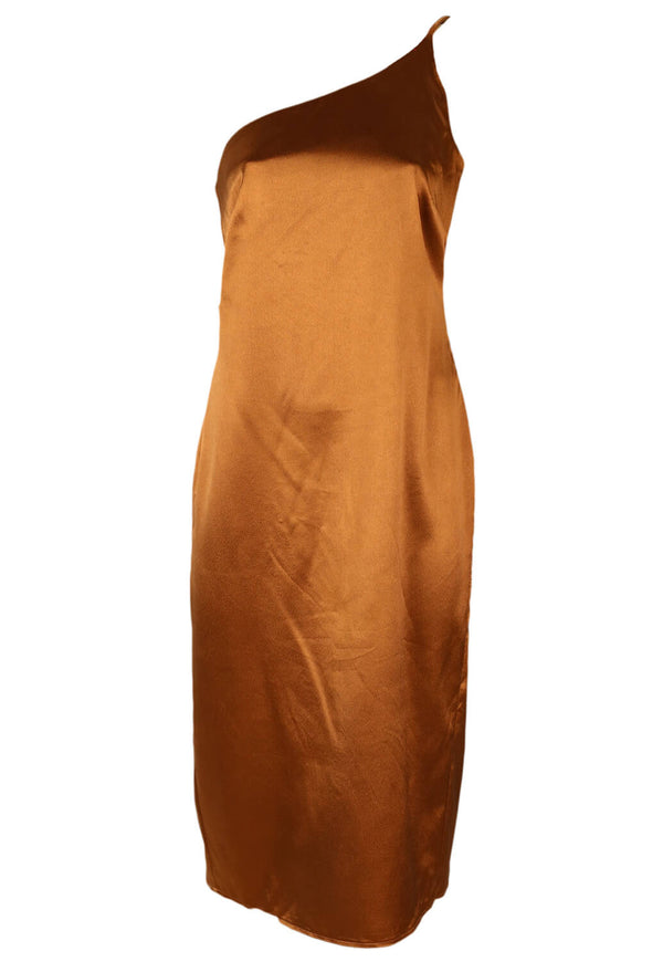 Rochie Little Mistress Satin Brown - kurtmann