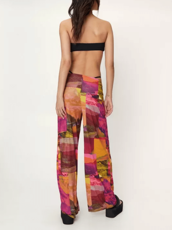 Pantaloni Nasty Gal Linda Pink - kurtmann