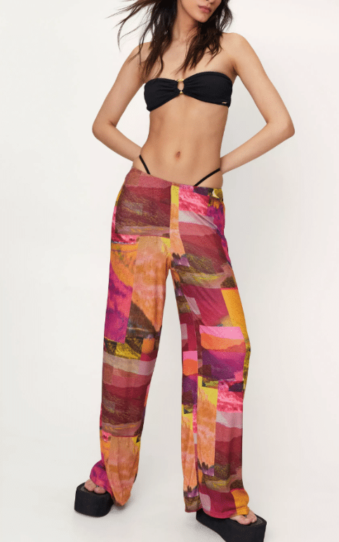 Pantaloni Nasty Gal Linda Pink - kurtmann