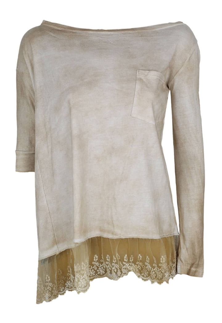 Bluza Made for Loving Nadine Light Beige - kurtmann
