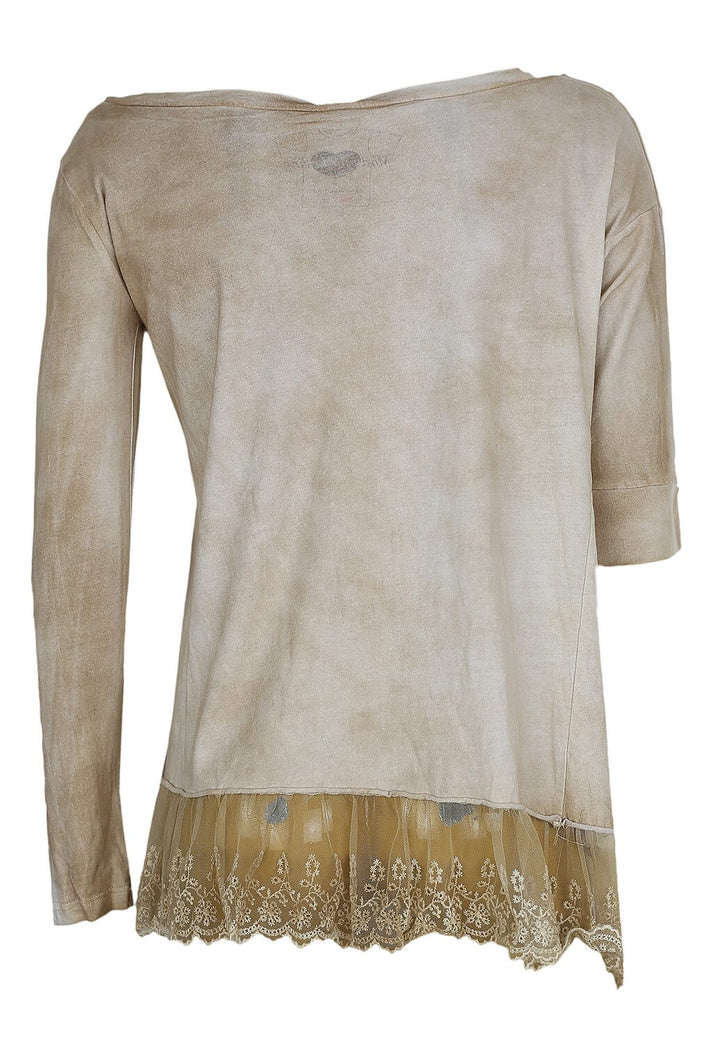 Bluza Made for Loving Nadine Light Beige - kurtmann