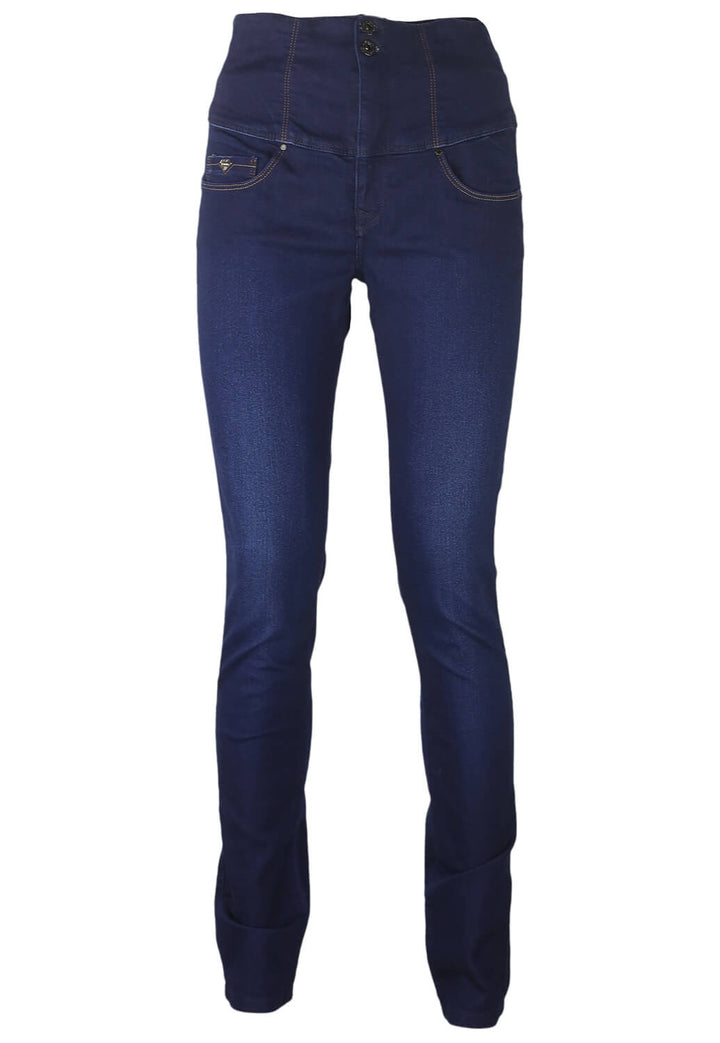 Pantaloni Salsa Yvonne Dark Blue - kurtmann