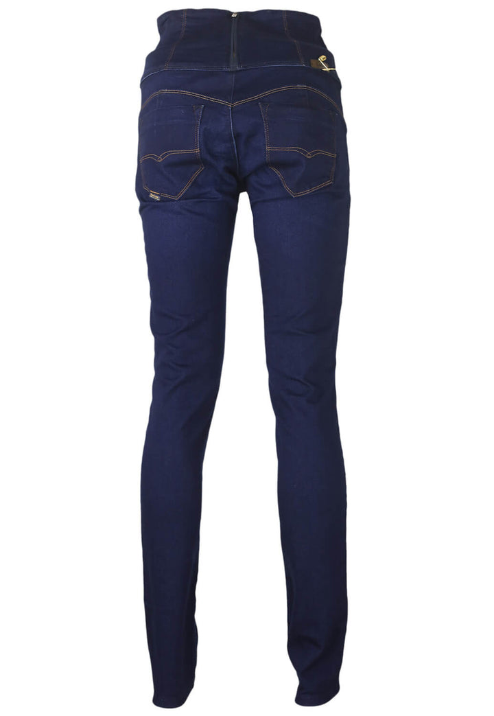 Pantaloni Salsa Yvonne Dark Blue - kurtmann