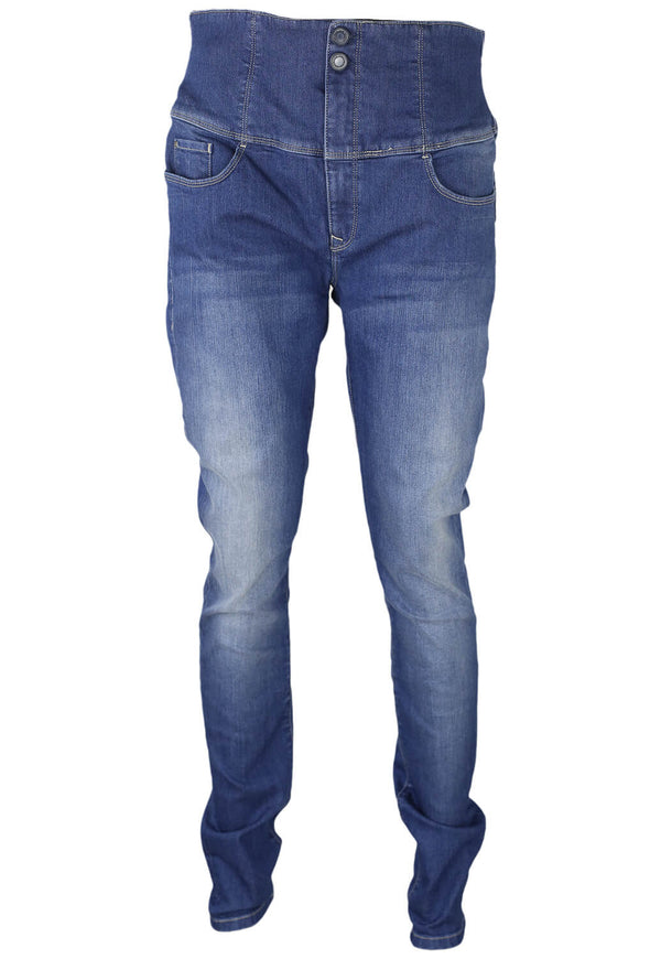 Pantaloni Salsa Kitty Blue - kurtmann