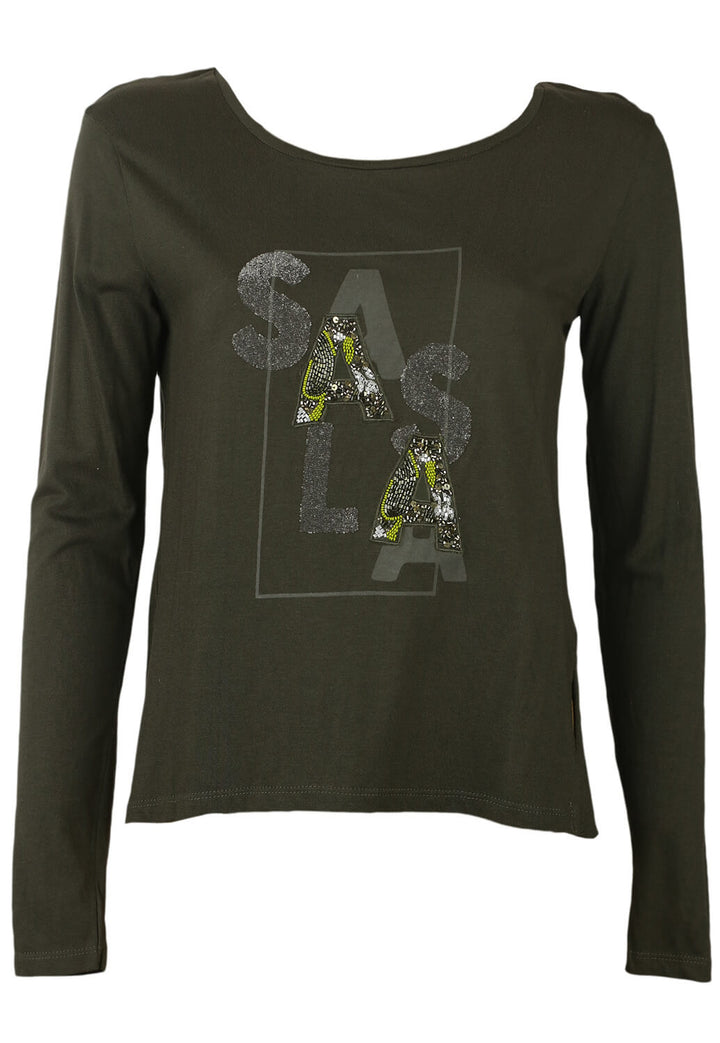 Bluze Salsa Rita Dark Green - kurtmann