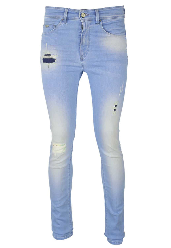 Pantaloni Salsa Jenny Light Blue - kurtmann