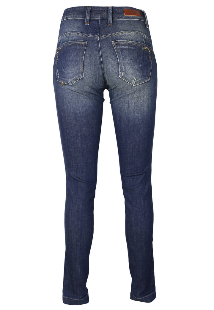 Pantaloni Salsa Audrey Dark Blue - kurtmann
