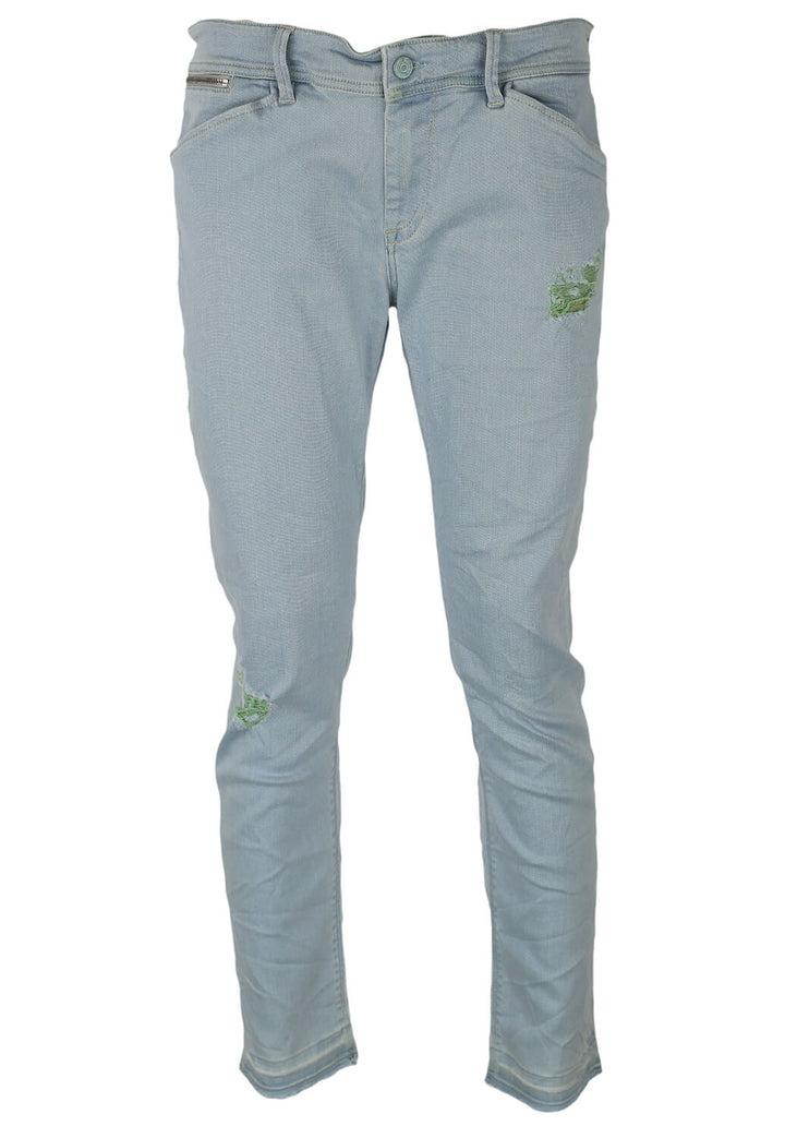 Pantaloni Salsa Minnie Light Blue - kurtmann