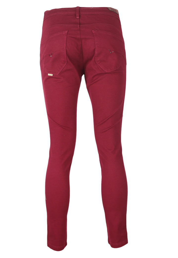 Pantaloni Salsa Rebecca Dark Purple - kurtmann