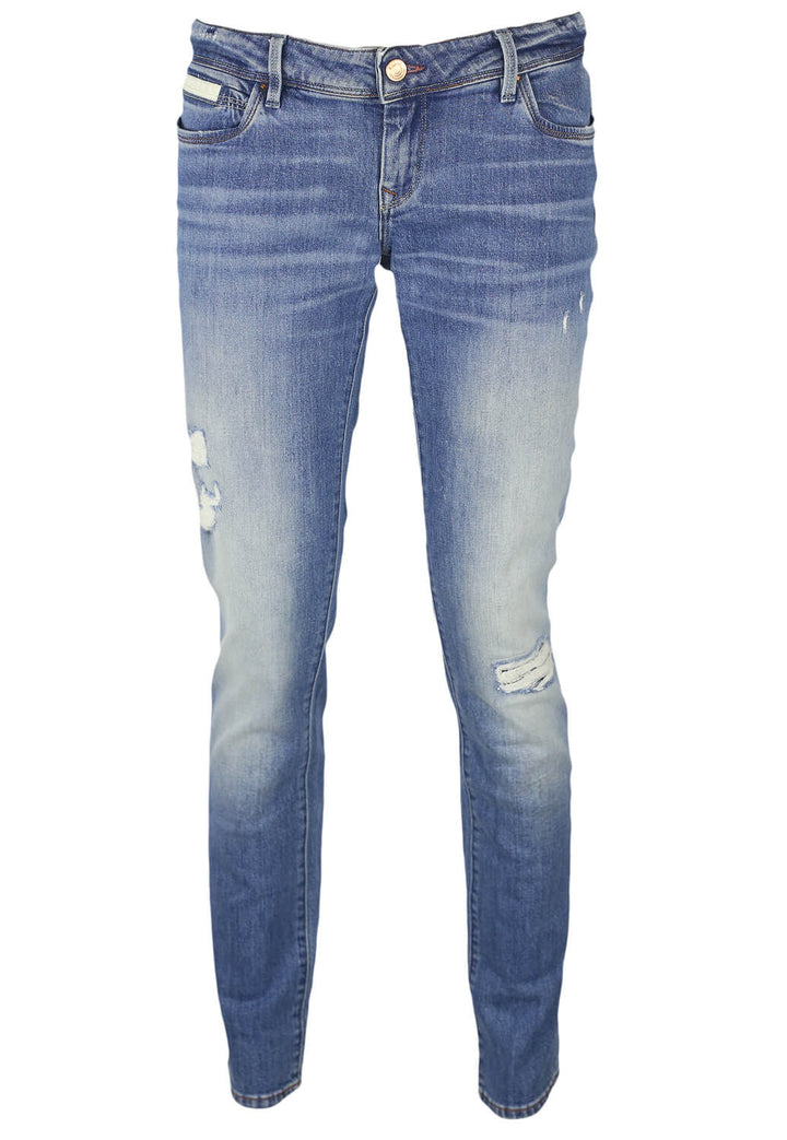 Pantaloni Salsa Amanda Light Blue - kurtmann