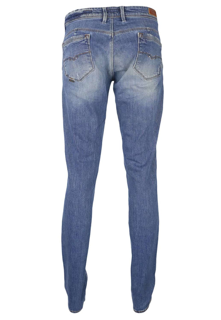 Pantaloni Salsa Amanda Light Blue - kurtmann