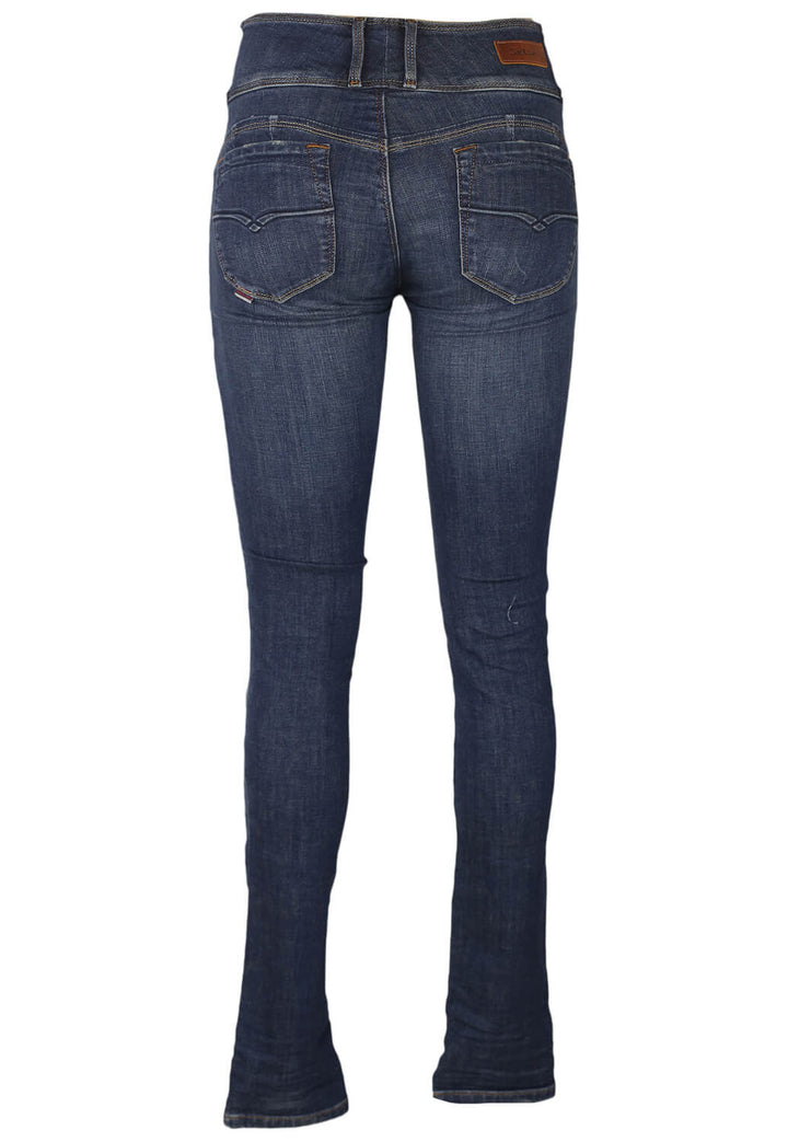 Pantaloni Salsa Audrey Dark Blue - kurtmann
