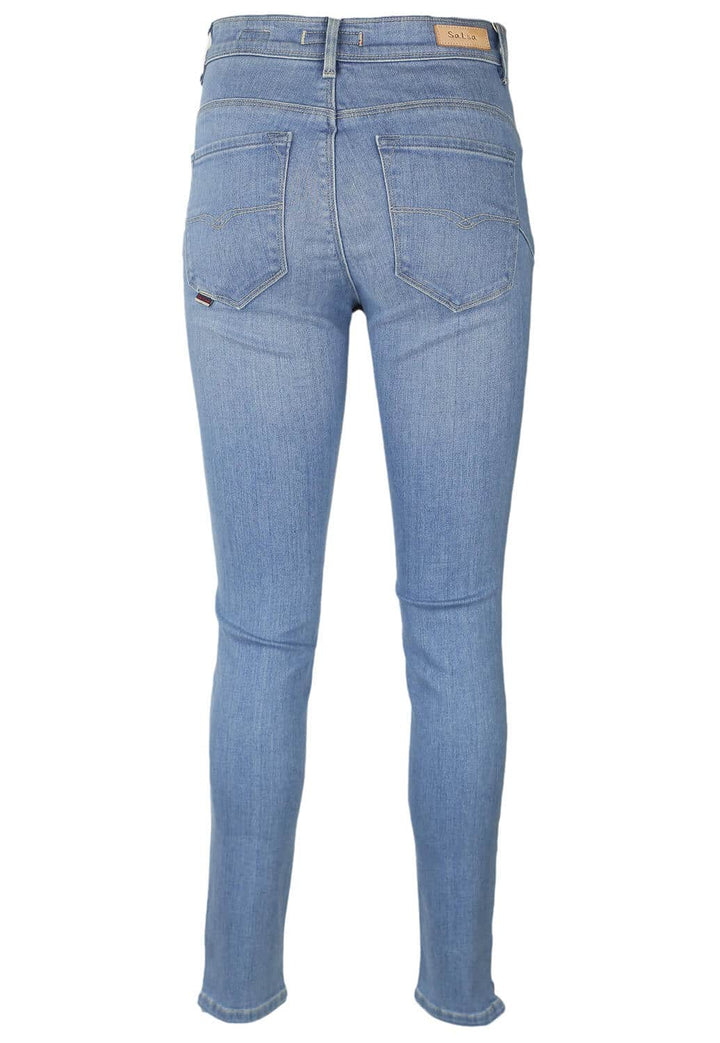 Pantaloni Salsa Isabel Light Blue - kurtmann