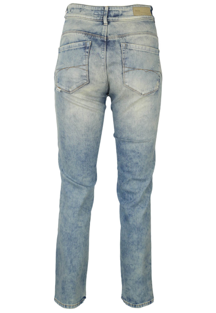 Pantaloni Salsa Maya Light Blue - kurtmann