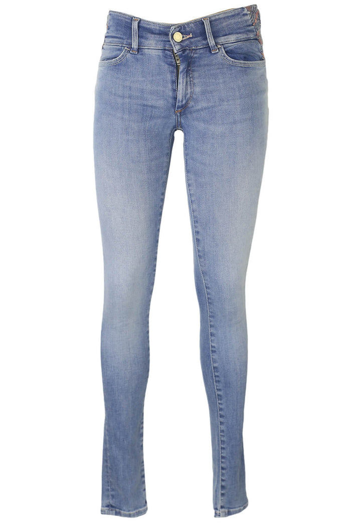 Pantaloni Salsa Della Light Blue - kurtmann