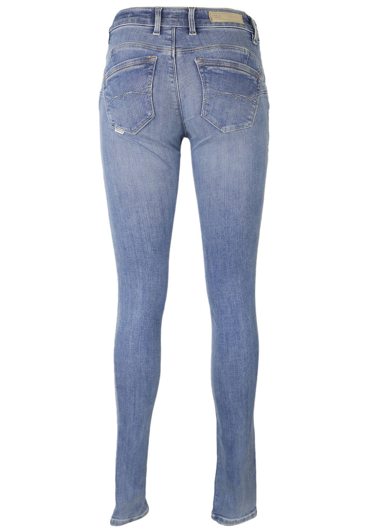 Pantaloni Salsa Della Light Blue - kurtmann