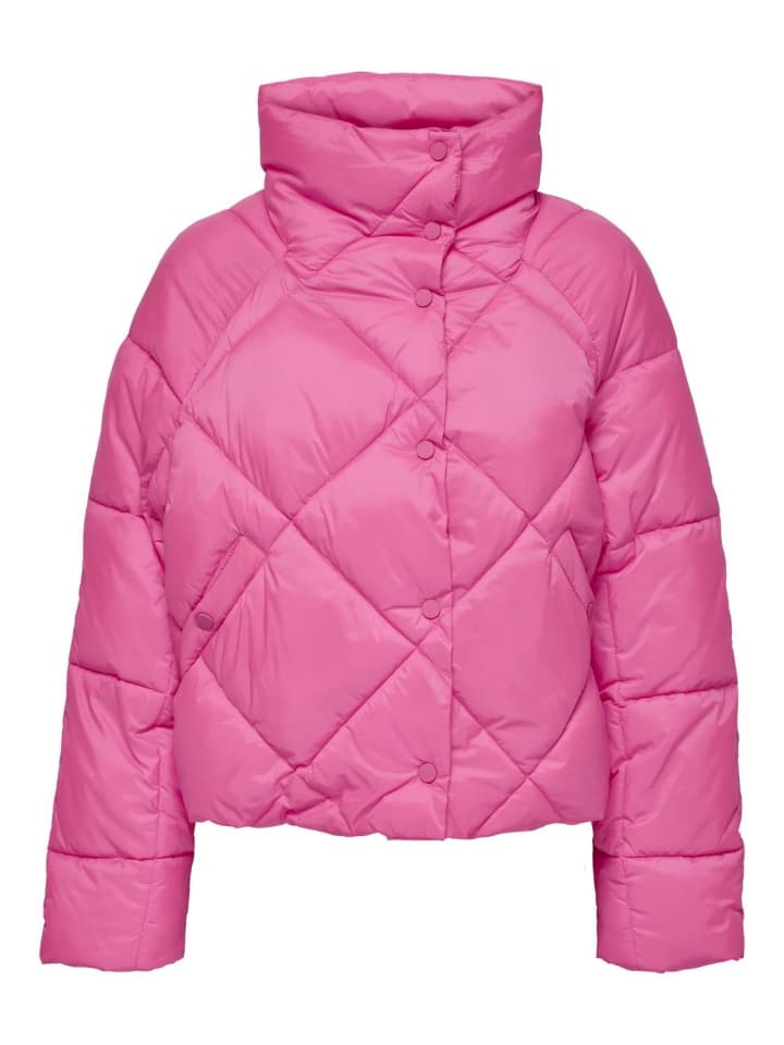 Jacheta Only Puffer Pink - kurtmann