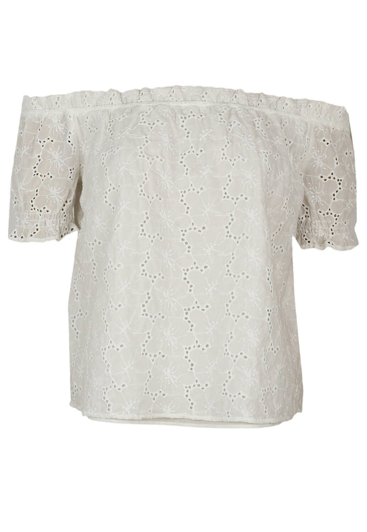 Tricou Orsay Felicity White - kurtmann