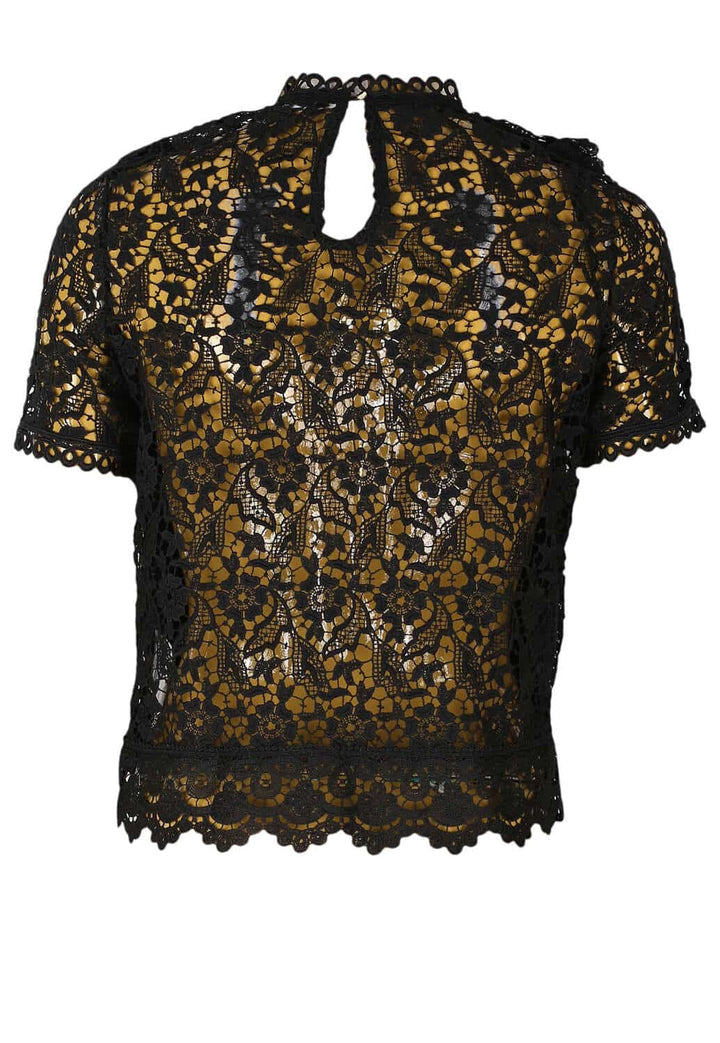 Tricou Orsay Roxanne Black - kurtmann