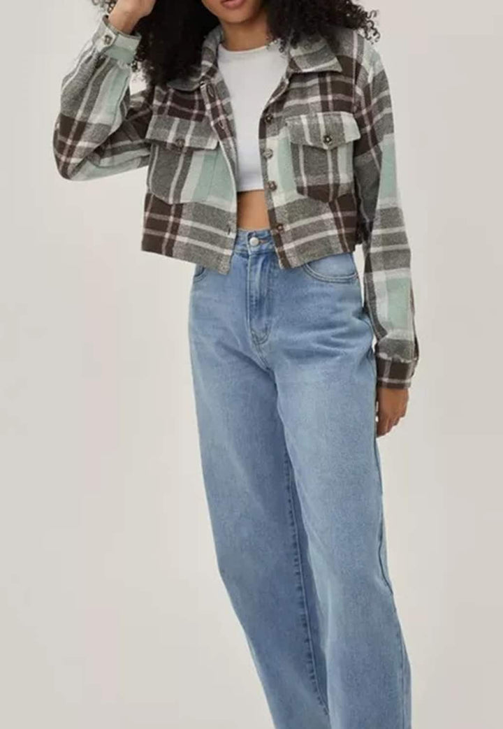 Jacheta Nasty Gal Cropped Green - kurtmann