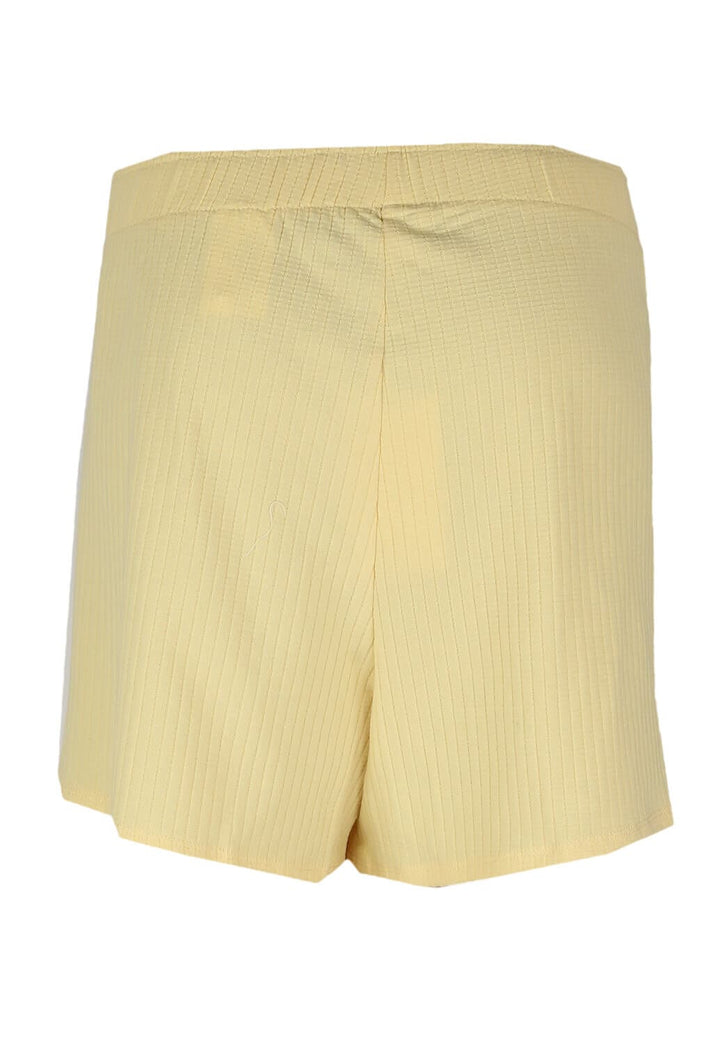 Pantaloni Scurti Monki Nadine Yellow - kurtmann