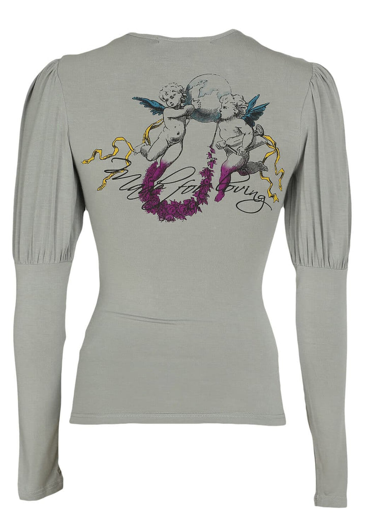 Bluza Made For Loving Brenda Grey - kurtmann