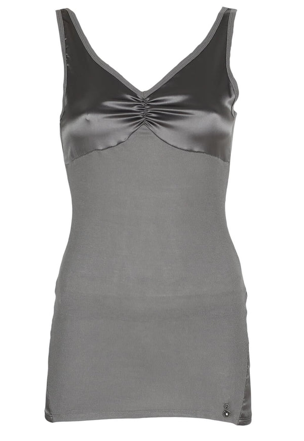 Top Made For Loving Melanie Dark Grey - kurtmann