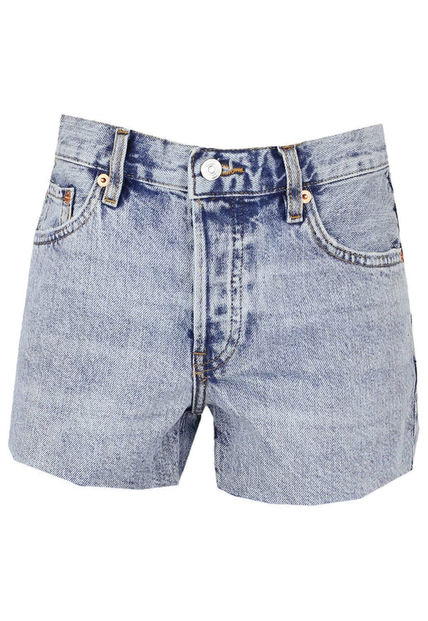 Pantaloni Scurti Mango Naomi Light Blue - kurtmann