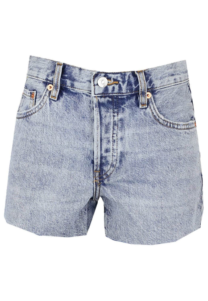 Pantaloni Scurti Mango Naomi Light Blue - kurtmann