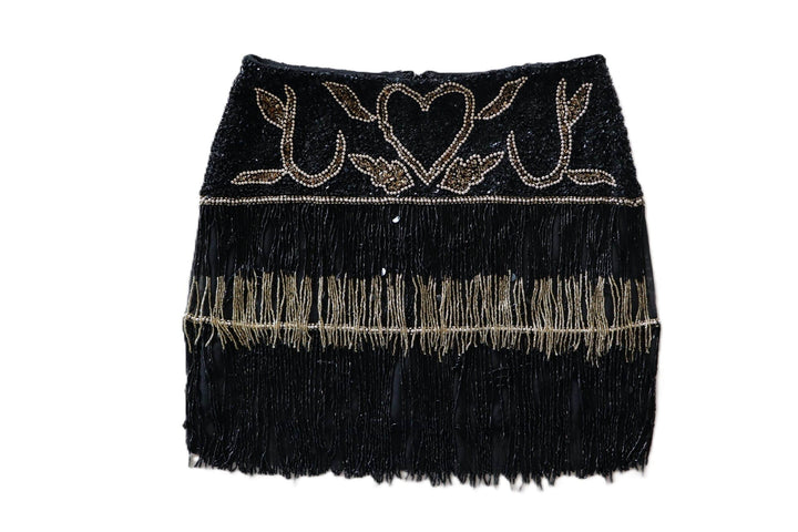 Fusta Nasty Gal Golden Black - kurtmann